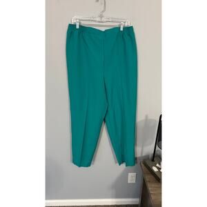 Vintage NWT Just for Women Pull On Pants Women's Plus Size 18 W Petite Green